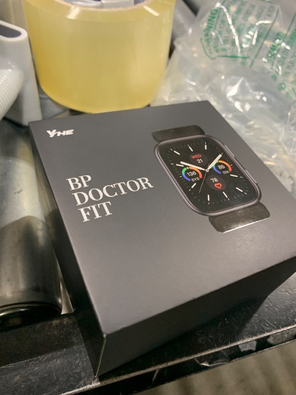 Photo 1 of YHE Smart Watch Blood Pressure, 1.95'' Blood Pressure Watch with Air Pump Cuff, Blood Pressure Monitor for Sleep and Sports Tracking for Android iOS Supports Data Sharing, Reminder Monitoring Etc