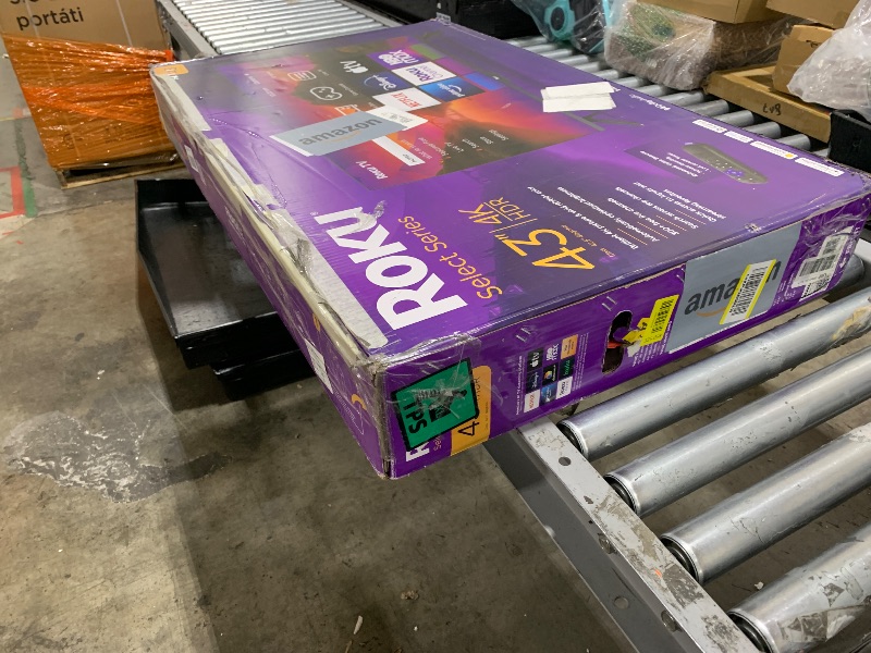 Photo 1 of Roku Smart TV – 43-Inch Select Series 4K HDR RokuTV with Roku Enhanced Voice Remote, Brilliant 4K Picture, Automatic Brightness, & Seamless Streaming – Live Local News, Sports, Family Entertainment