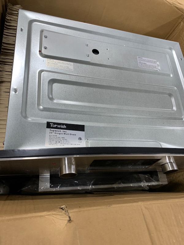 Photo 1 of 24" Single Wall Oven, 2.3 Cu.ft. Built-in Electric Wall Oven 9 Cooking Functions, Convection Wall Oven with Sensitive Touch Control, Timer, Stainless Steel Finish, For Kitchen, ETL Certified