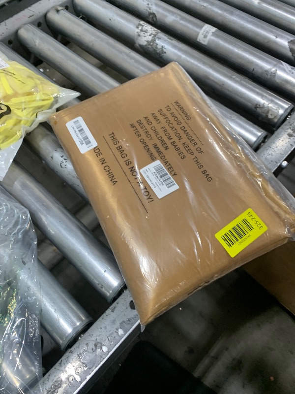 Photo 1 of 10-Pack Satin Table Runner Old Gold 12 x 108 inches Long, Table Runners for Wedding, Birthday Parties, Banquets Decorations?10 Pack, 12x108 Inch, Old Gold?