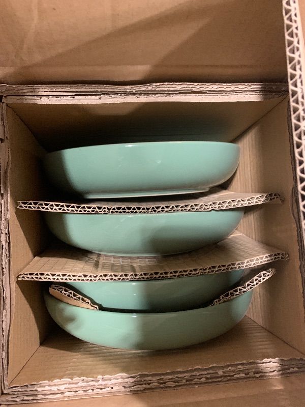 Photo 1 of BOWL SET OF 4 SAGE GREEN 