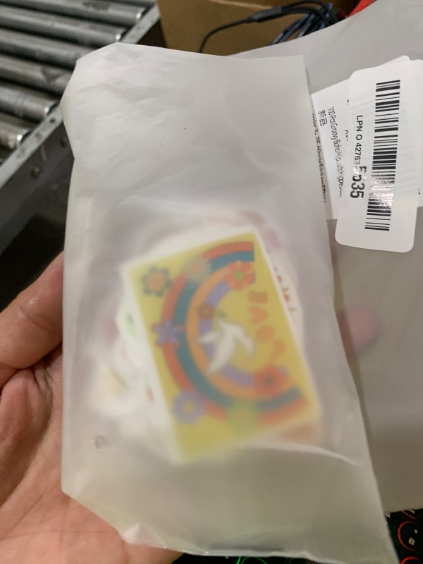 Photo 1 of 100 Pcs Groovy Boho Hippie Stickers, Boho Rainbow Daisy Flower Stickers, Waterproof Vinyl Stickers for Water Bottle, Srapbook, Laptop, Phone Case, Teens Girls Adults Hippie Decor Present