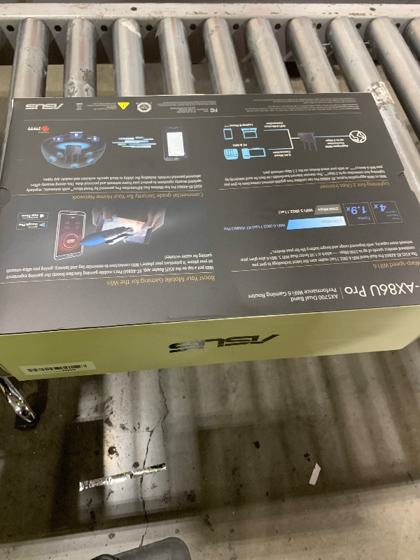 Photo 1 of ASUS RT-AX86U Pro (AX5700) Dual Band WiFi 6 Extendable Gaming Router, 2.5G Port, Gaming Port, Mobile Game Mode, Port Forwarding, Subscription-free Network Security, VPN, AiMesh Compatible