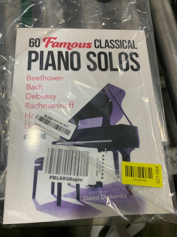 Photo 1 of 60 Famous Classical Piano Solos: Beethoven, Bach, Debussy, Rachmaninoff, Handel, Liszt and more (Dover Classical Piano Music)