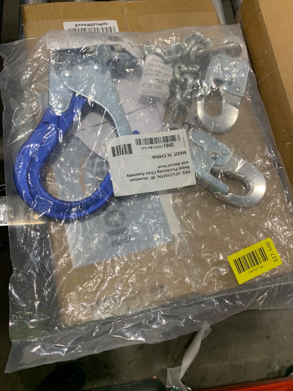 Photo 1 of AFP Rebar Positioning Chain Assembly with Swivel Hook (Aluminum)
