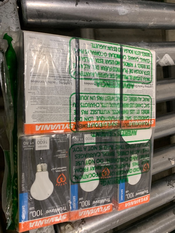 Photo 1 of LEDVANCE Sylvania LED TruWave Natural Series A19 Light Bulb, 100W Equivalent, Efficient 15W, 1600 Lumens, Medium Base, Dimmable, Frosted Finish, 2700K, Soft White (42308) 6 Count (Pack of 1)