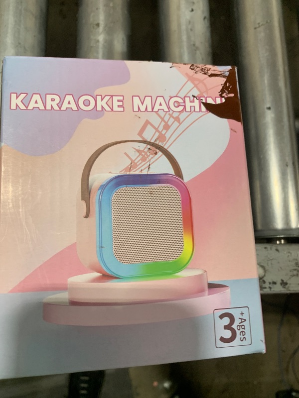 Photo 1 of Mini Karaoke Machine for Kids Adults, Portable Bluetooth Speaker with 2 Wireless Karaoke Microphones,2025 TOP Birthday Gifts Toys for Girls 3, 4, 5, 6, 7, 8+Years Old Toddler Karaoke Player