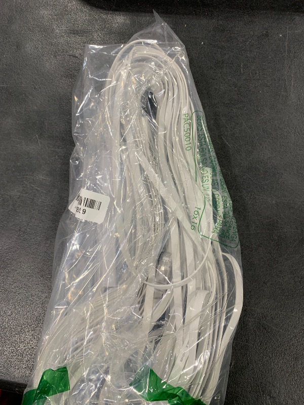 Photo 1 of Jadaol Cat 6 Ethernet Cable 100 ft, Outdoor & Indoor 10Gbps Support Cat8 Cat7 Network, Flat RJ45 Internet LAN Computer Patch Cable for Router, Modem, Switch, Gaming Consoles, Streaming Devices, White