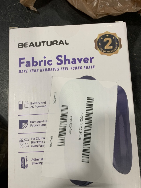 Photo 1 of BEAUTURAL Sweater Fabric Shaver Home-Edition, Powerful & Efficient Lint Remover for Clothes and Furniture, AC Adapter or Battery Powered Pill Fuzz Remover, Special for Your Family Ultramarine