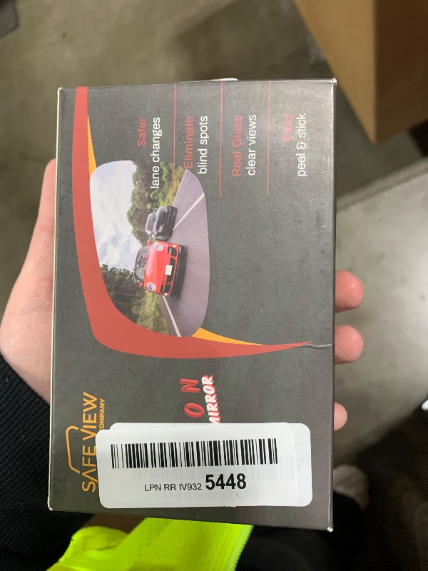 Photo 1 of Blind Spot Mirrors for Cars - by Safe View Company - Change Lanes Confidently - Made from Real Convex Glass - Long Lasting - Easy Peel & Stick (Falcon), SVCBAME23