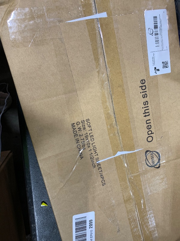 Photo 1 of Minxue 4PCS Soft LED Backlight Sheet 36W 6000Kwhite Color Backlit Flexible cuttable Each pcs 19X9.5 inch for Translucent countertop.