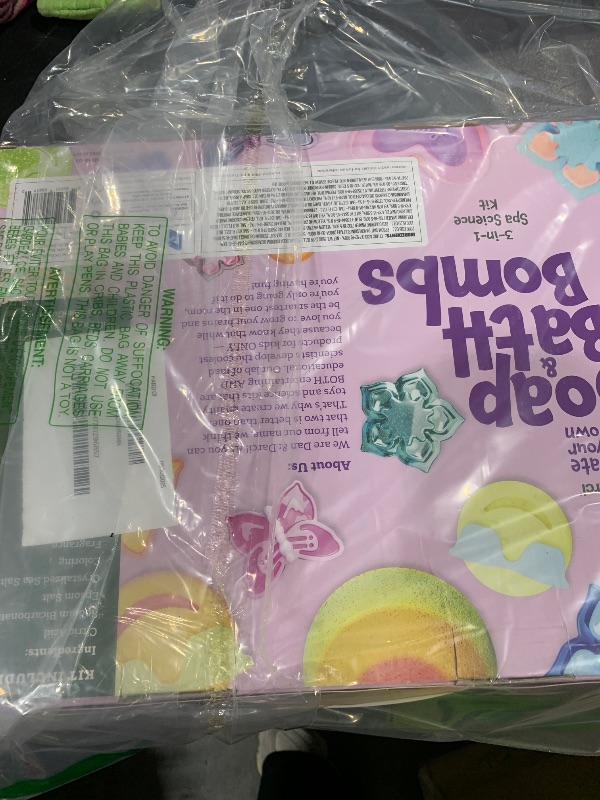 Photo 1 of Dan&Darci Soap & Bath Bomb Making Kit for Kids, 3-in-1 Spa Science Kits, Craft Gifts for Girls & Boys Age 6-12 Year Old Girl Crafts: DIY Experiment Toys, Gift for Kid Ages