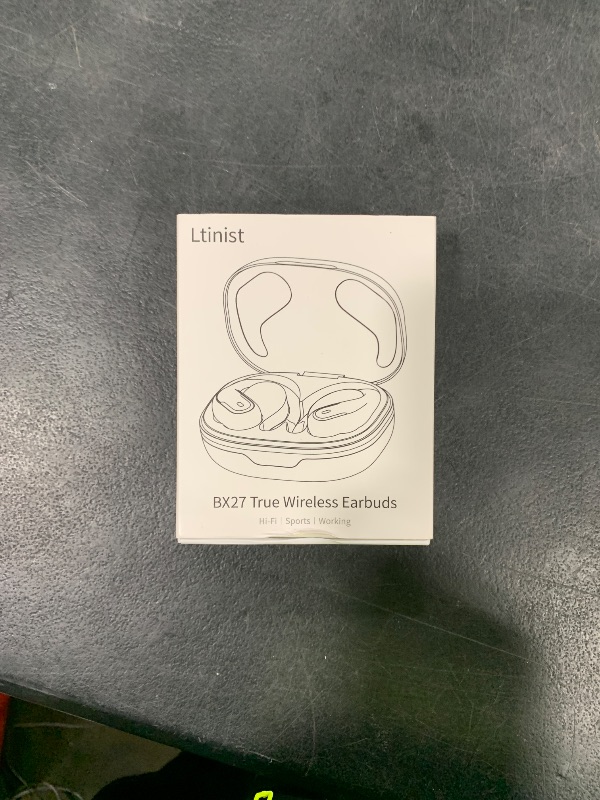 Photo 1 of Wireless Earbud, 75Hrs Bluetooth 5.4 Headphones IP7 Waterproof for Sport, Running Wireless Earphones with ENC Noise Cancelling Mics, Deep Bass Over Ear bud with Earhooks for Android, iOS, Workout, Gym