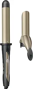 Photo 1 of INFINITIPRO BY CONAIR 1 1/4 Inch Curling Wand, Includes Detachable Clip turning Wand into Curling Iron producing loose curls, Straight wand produces flawless waves – for use on medium and long hair