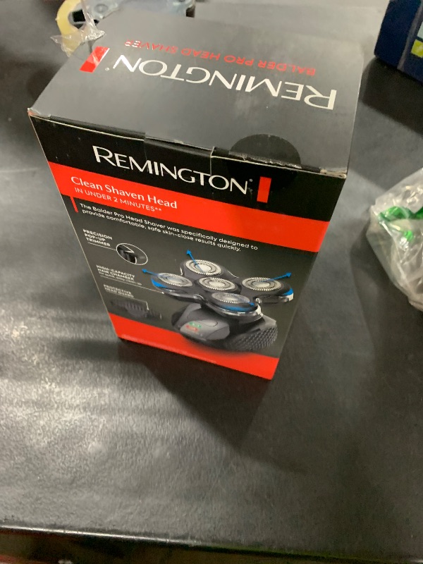 Photo 1 of Remington XR7000 Balder Pro Rotary Shaver Rechargeable Waterproof Electric Razor for Men Cordless Lithium Power 5 Dual Track Flexing Heads and Pop-Up Trimmer Black