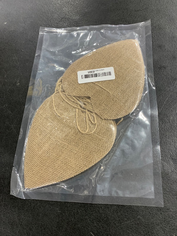 Photo 1 of GCQQ Valentine's Day Heart Shaped Burlap Banner, No DIY, 15Pcs 5"x6" Garland, Jute Decor for Valentine's Day, Engaged, Weddings, Baby Shower