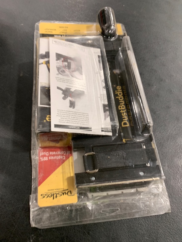 Photo 1 of Dustless Technologies -DustBuddie Universal Dust Shroud for 7-1/4 Inch Worm Drive, Circular Saw Dust Collection, Circular Saw Dust Collector, D4000