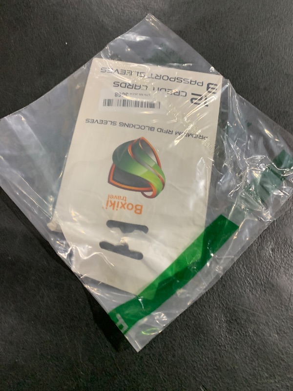 Photo 1 of Boxiki Travel Set of 15 RFID, Set with Color Coding | Identity Theft Prevention RFID Blocking Envelopes and Passport Covers (White Collection)