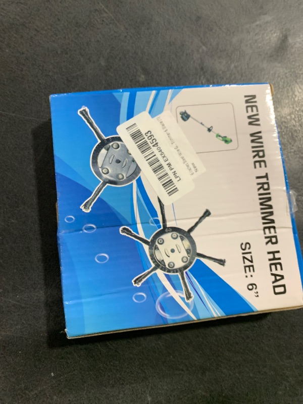 Photo 1 of 6 Inches Steel Wire Grass Trimmer Head, 2025 New Wire Trimmer Head Replacement for Electric Battery Powered Cordless String Trimmer? 6 Blade (1)