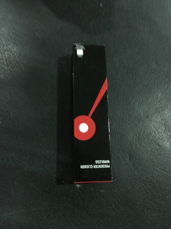 Photo 1 of Wireless Presenter, Hyperlink Volume Control Presentation Clicker RF 2.4GHz USB PowerPoint Clicker Presentation Remote Control Pointer Slide Advancer (Black)