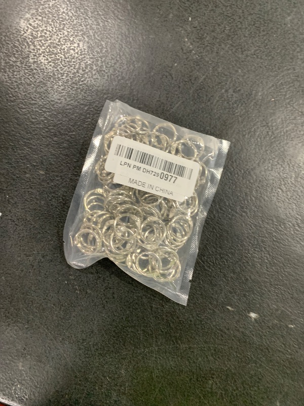 Photo 1 of S SYDIEN Binder Rings 1/2 inch, Loose Leaf Binder Rings 100 Pack, Nickel Plated Steel Binders Ring for Paper, Metal Index Card Ring for School Office