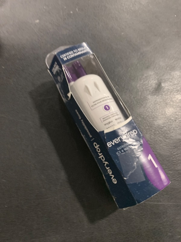 Photo 1 of everydrop by Whirlpool Ice and Water Refrigerator Filter 1, EDR1RXD1, Single-Pack , Purple