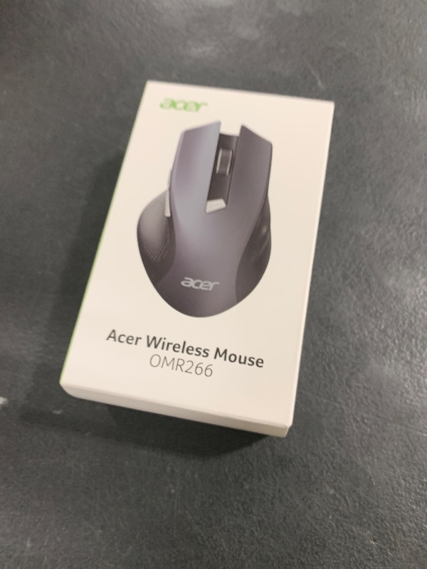 Photo 1 of acer Wireless Mouse for Laptop, 2.4GHz Computer Mouse 3 Adjustable DPI Office Cordless USB Mice with USBA Receiver, 6 Buttons, 1600 DPI, Medium to Large Sized Hands Compatible with PC, Laptop, Desktop