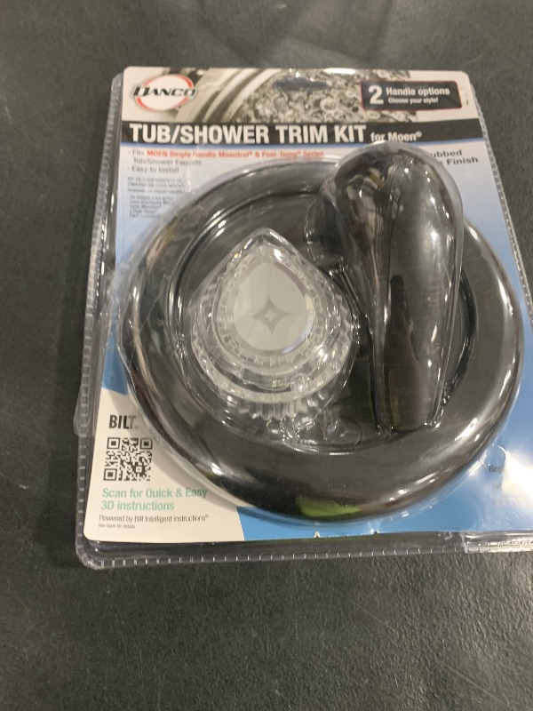 Photo 1 of Danco 10561 Use with Moen Tub and Shower Faucets Trim Kit, Single-Handle Moentrol Series, Oil Rubbed Bronze