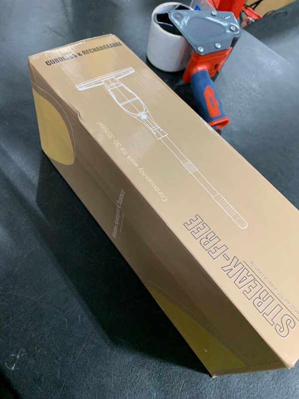 Photo 1 of Electric Squeegee Vacuum, Rechargeable Window Vac, Window Vacuum Cleaner Cordless, Window Cleaner Vacuum Tool for Mirror, Glass, Vacuum Squeegee for Window Cleaning, Battery Operated Window Squeegee