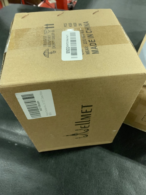 Photo 1 of Wellmet Chandelier Shades, ONLY FOR CANDELABRA BULBS, Clip-on Fitter Lamp Shades, 3" x 6" x 5", Set of 6, Cream White