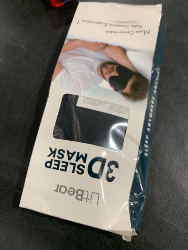 Photo 1 of LitBear Sleep Mask for Side Sleeper Women Men, Eye Mask for Sleeping Light Blocking, 3D Contoured Cup Sleeping Mask, Soft Breathable Sleep Eye Mask with Adjustable Elastic Strap for Travel