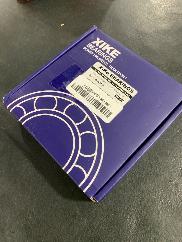 Photo 1 of XiKe 2 Set Trailer Bearings Kit L68149/L68111 and L44649/L44610, Fits for 1-3/8'' to 1-1/16'' 3500 Lbs Axles Trailer Wheel Hub with 171255TB Seal OD 1.719'', Dust Cover and Cotter Pin.
