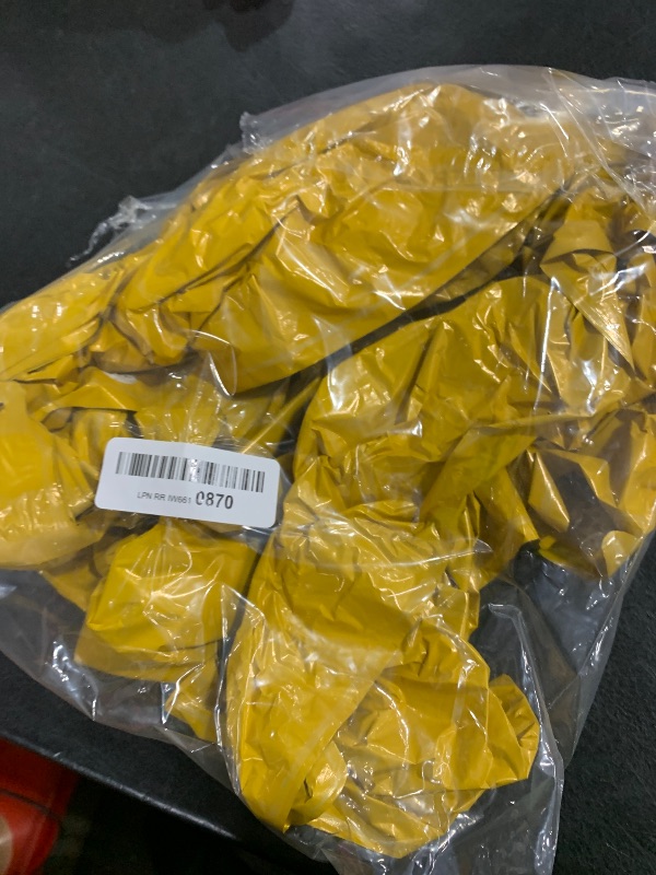Photo 1 of Set of 6 Lightning Bolt Foil Party Balloons 45 Inch Flash Foil Lightning Bolt Shape Balloons Birthday Party Supplies for Wedding Decoration(Yellow)