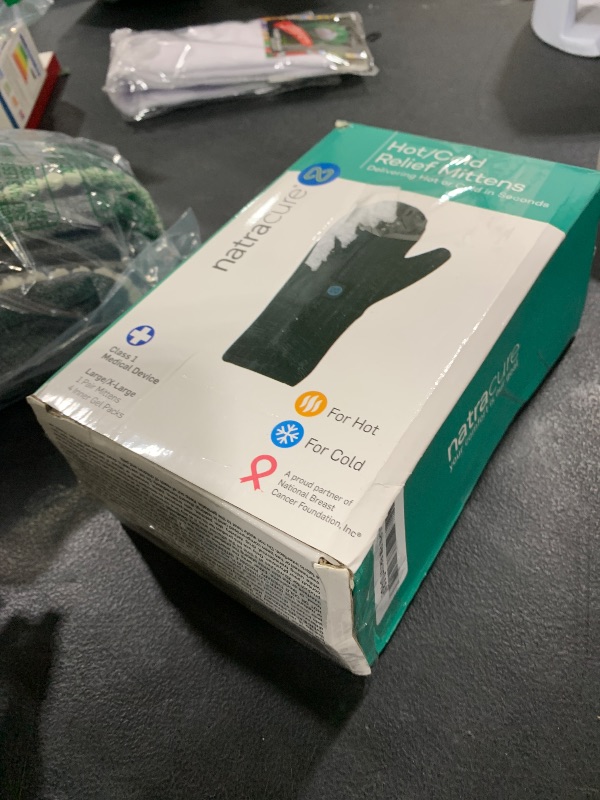 Photo 1 of NatraCure Cold Therapy Mittens - Large/XL - (for Sore, Aching Hands, Arthritis, Neuropathy, Chemotherapy, and Hand or Finger Pain)