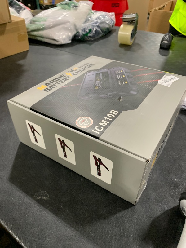 Photo 1 of Smart 3 Bank Marine Battery Charger 10X3, 30A (10A/Bank) 12V,Waterproof,lifepo4 Lithium Boat Battery Charger Maintainer and Desulfator for AGM, Lithium,Deep-Cycle Batteries Boat Accessories