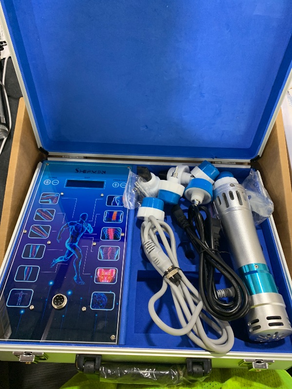 Photo 1 of Extracorporeal Shockwave Therapy Machine for Joint Muscle Pain Relief for Elbows,Foot Strains,Focused Shock Wave Therapy Machine for Plantar Fasciitis Pain Relief for Home Use