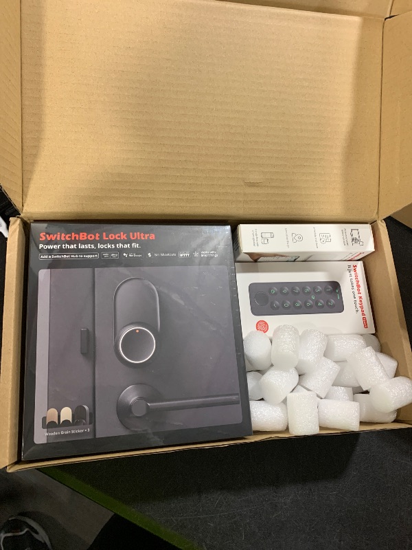 Photo 1 of Smart Lock Ultra with Keypad,Fingerprint Door Lock, App Remote Control, Built-in WiFi Keypad Deadbolt, Auto Unlock, Waterproof&Easy Install,Supports Alexa and Google (Lock Ultra Touch Combo)