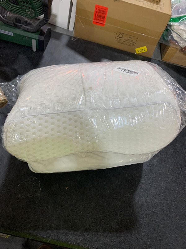 Photo 1 of zibroges Cervical Pillow for Neck Pain Relief- Queen Size Cooling Pillow for Sleeping, Memory Foam Pillows for Neck Shoulder, Ergonomic Adjustable Contour Bed Pillow for Side, Back & Stomach Sleepers