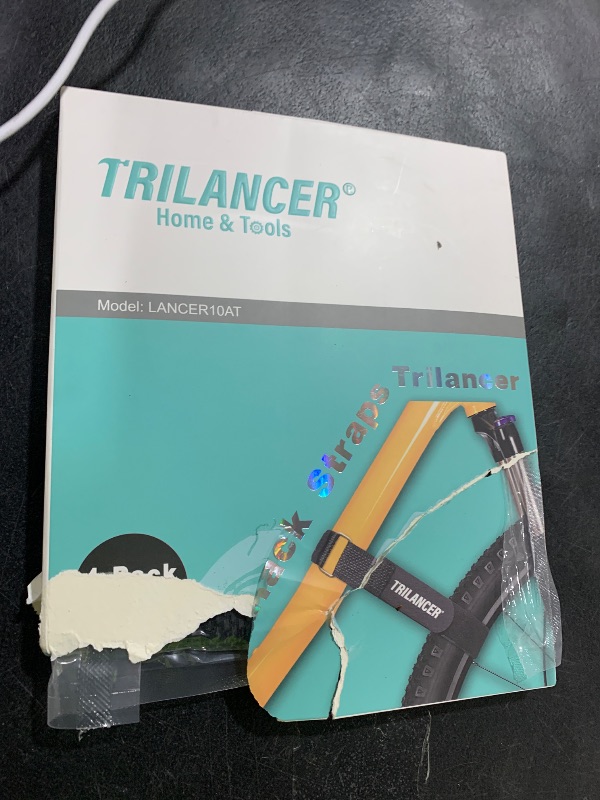 Photo 1 of Bike Rack Straps, 4-Pack Trilancer Adjustable Bike Wheel Stabilizer Strap with Hook and Loop for Car and Wall Mount, for Transportation and Storage (26'' x 1.5'')