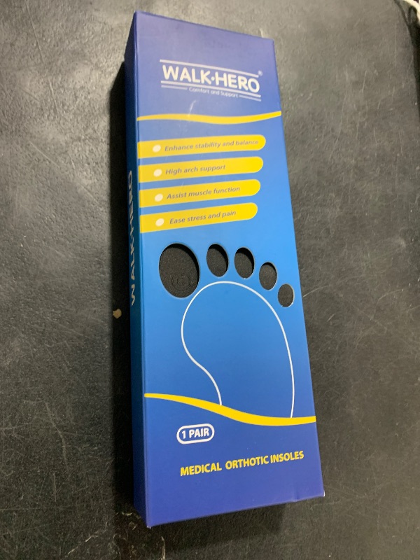 Photo 1 of Plantar Fasciitis Insoles for Men Women - Orthotics Inserts, Shoe Insoles Arch Support Flat Feet Inserts Work Boot Insoles for Standing All Day (Mens 7-7 1/2 | Womens 9-9 1/2)