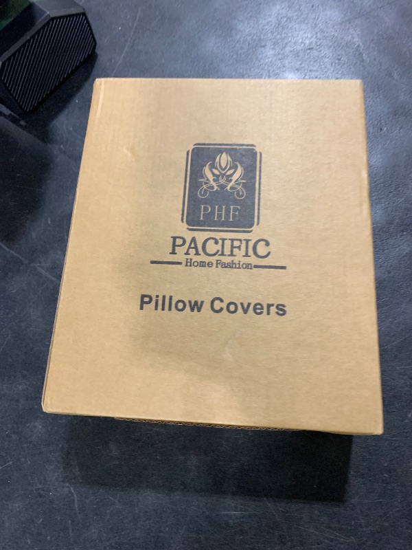 Photo 1 of PHF 100% Cotton Waffle Weave Euro Sham Covers, 2 Pack 26" x 26" Bed Pillow Covers for Elegant Home Decor, No Filling, Luxury Aesthetic Soft Euro Pillow Cases for Bed, Oatmeal