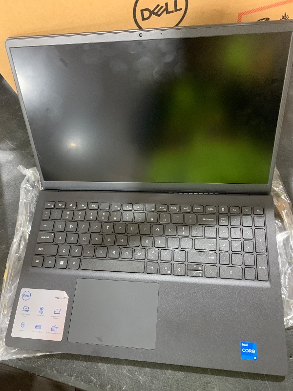 Photo 1 of Dell Inspiron 3520 Laptop - 15.6-inch FHD (1920 x 1080) 120Hz Display, Intel Core i5-1235U Processor, 8GB DDR4 RAM, 512GB SSD, WiFi 5, Windows 11 S Mode - Carbon Black