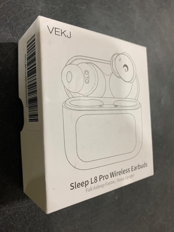 Photo 1 of VEKJ Sleep Earbuds Bluetooth 5.4 in Ear Smart Touch Screen Ear Buds, 48H Playtime Mini Sleep Headphones Small Design for Side Sleepers, Crystal-Clear Calls, 5 EQ Modes, IPX7 Waterproof Earphone Purple