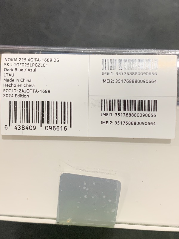 Photo 1 of Nokia 225 4G (2024) | Dual SIM | GSM | Unlocked | International Version | Dark Blue