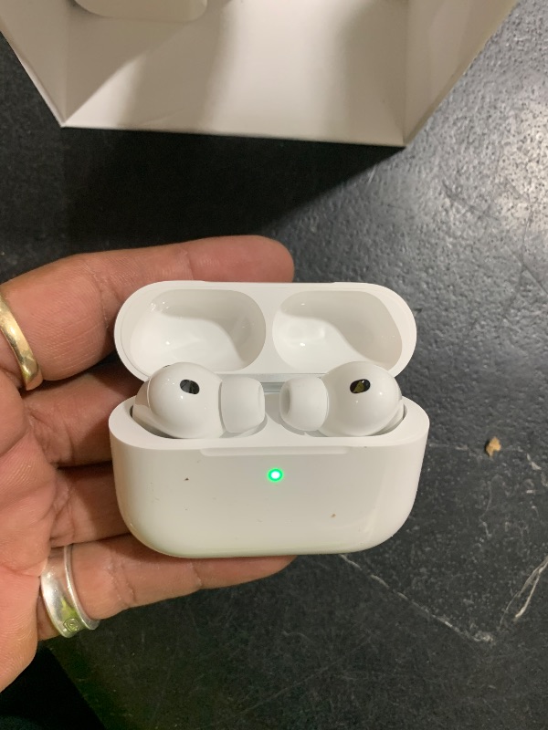 Photo 1 of Apple AirPods Pro 3 Wireless Earbuds, Active Noise Cancellation, Live Translation, Heart Rate Sensing, Hearing Aid Feature, Bluetooth Headphones, Spatial Audio, High-Fidelity Sound, USB-C Charging
