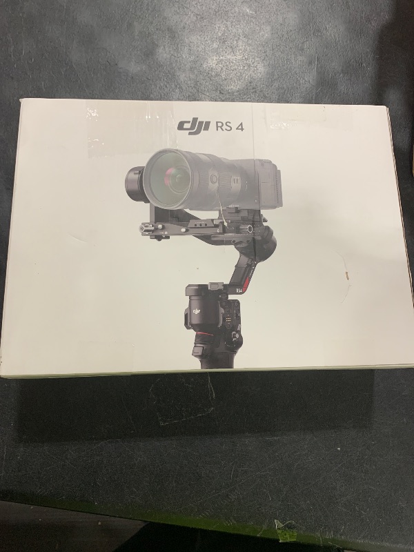 Photo 1 of DJI RS 4, 3-Axis Gimbal Stabilizer for DSLR and Mirrorless Cameras Canon/Sony/Panasonic/Nikon/Fujifilm, 2nd-Gen Native Vertical Shooting, 2-Mode Switch Joystick, Teflon Axis Arms, Camera Gimbal