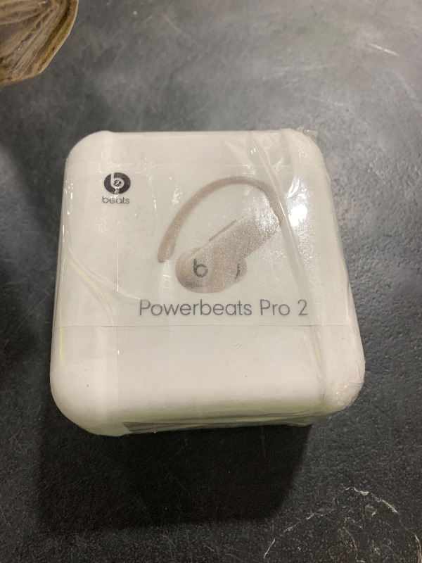 Photo 1 of Beats Powerbeats Pro 2 Wireless Bluetooth Earbuds - Noise Cancelling, Heart Rate Monitor, IPX4, Up to 45H Battery & Charging Case, Works with Apple & Android - Quick Sand