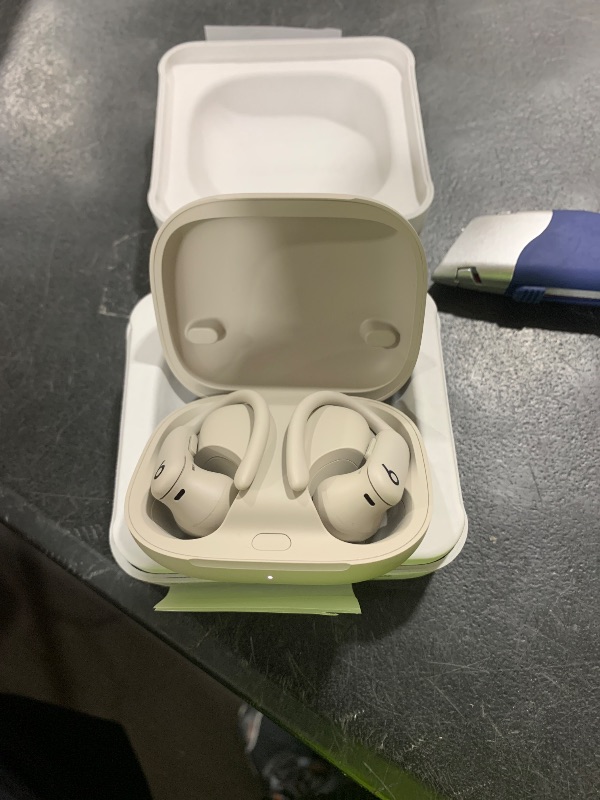 Photo 1 of Beats Powerbeats Pro 2 Wireless Bluetooth Earbuds - Noise Cancelling, Heart Rate Monitor, IPX4, Up to 45H Battery & Charging Case, Works with Apple & Android - Quick Sand
