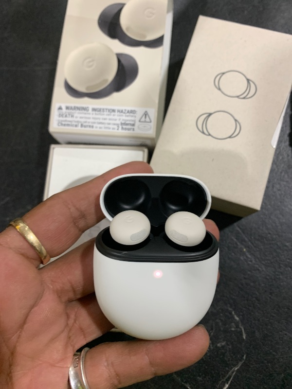 Photo 1 of Google Pixel Buds Pro 2 - Wireless Earbuds with Active Noise Cancellation – Bluetooth Headphones - Porcelain