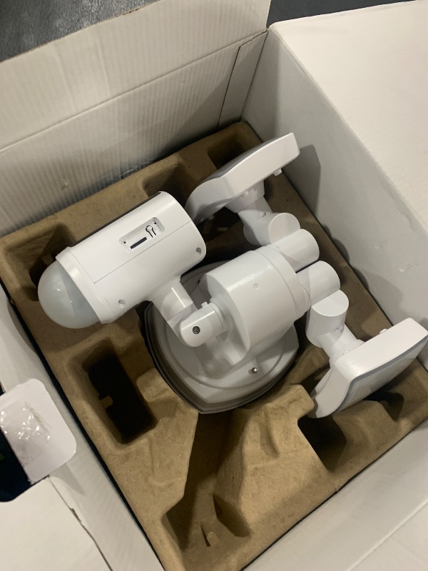 Photo 1 of Feit Electric SEC5000/CAM/WIFI Outdoor LED Smart Security Camera with Motion Sensor, 2-Way Audio, 5000 Lumens Floodlight, Works with Alexa and Google Asst, Alarm, Hardwired, Updated Version of SEC3000